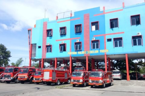 Damkar Makassar Ujung Tombak Kebencanaan di Kota Makassar