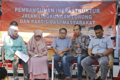 Sekretariat DPRD Makassar Diskusi Bersama Warga Atasi Masalah Drainase Lorong