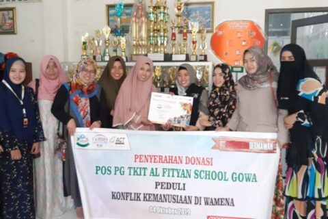POS PG-TKIT Afisgo Serahkan Bantuan Peduli Wamena