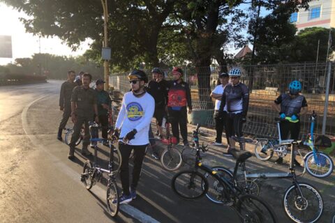 Bersepeda, Iqbal Suhaeb Pantau Pedestrian Makassar