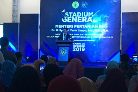 Mentan SYL Beri Kuliah Umum di Unismuh