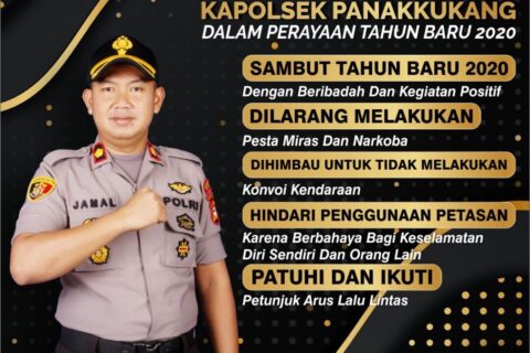 Jelang Tahun Baru, Kapolsek Panakukang Imbau Masyarakat Jaga Kamtibmas