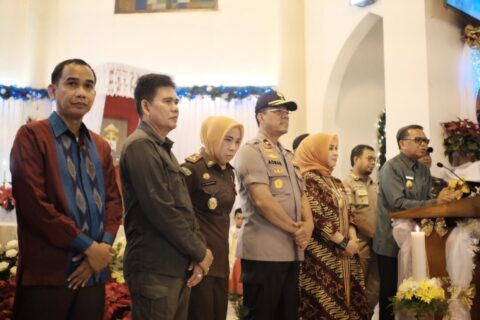 Rudianto Lallo Dampingi Gubernur Pantau Perayaan Natal