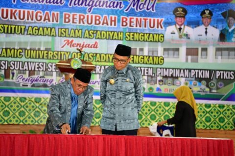 Gubernur Sulsel Dukung Penuh Perubahan IAI Sengkang Menjadi Islamic University of As’adiyah
