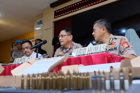 Polda Sulsel Bongkar Perdagangan dan Produksi Senpi Rakitan di Wajo