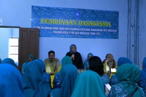 TP PKK Kota Makassar Pendampingan Dasawisma di Kecamatan Ujung Tanah