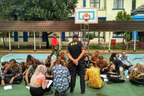 BNNP Sulsel Periksa Urine CPNS Kementerian Keuangan RI