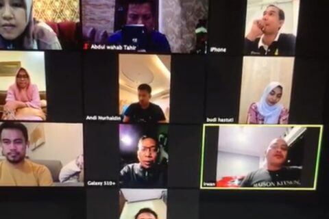 DPRD Bersama Stakeholder Bahas Penanganan Covid 19 Lewat Video Zoom