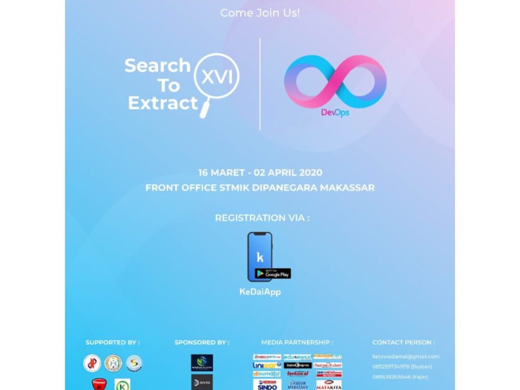 Jadwal Penerimaan Anggota KeDai Computerworks STMIK Dipanegara Berubah