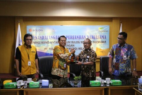 Sah, Pegadaian & Bulog Teken MoU