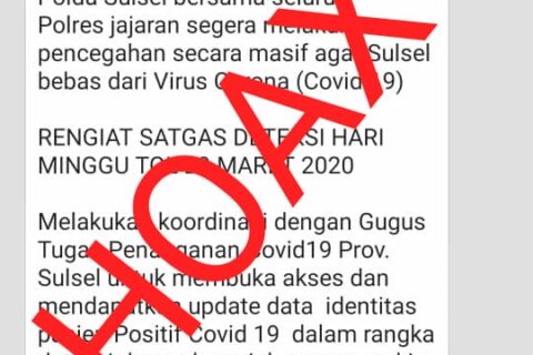Polisi Bantah Data Pasien Covid-19 dari Kepolisian