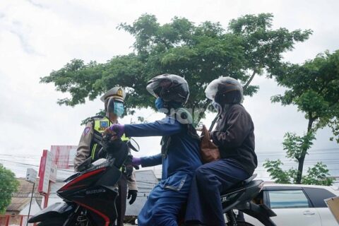 FOTO: Hari Pertama PSBB di Makassar