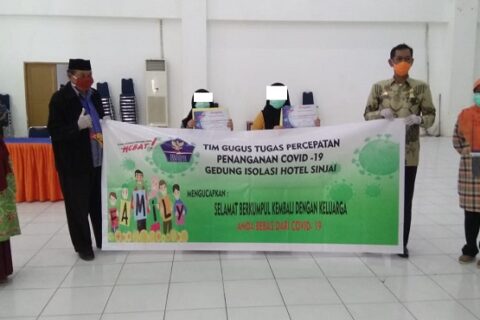 2 Pasien Covid-19 Sinjai Sembuh dan Dipulangkan