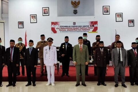 Kepala Diskop UKM dan Dinas Pemberdayaan Perempuan Enrekang Diisi Pejabat Baru