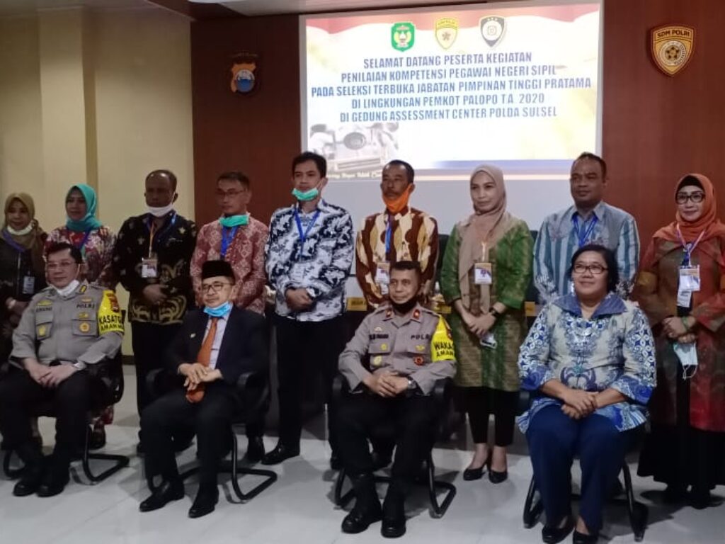 Peserta Lelang Jabatan Ikuti Assessment, Walikota Palopo Terima Kasih ke Polda Sulsel