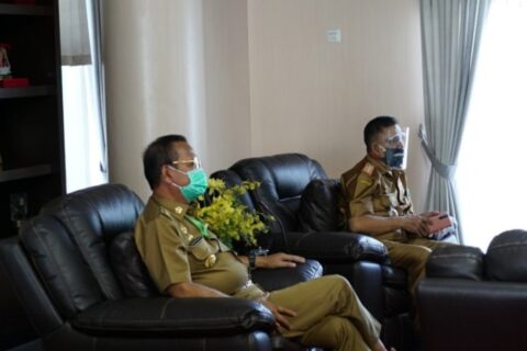 Bupati Luwu Rakor Virtual dengan Mendagri, Bahas Realisasi APBD dan Ancaman Covid-19