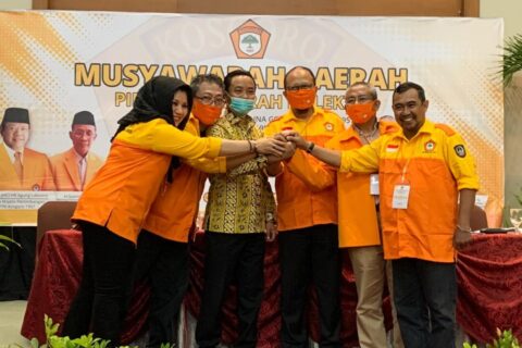 Aklamasi, HYL Kembali Pimpin Kosgoro Sulsel