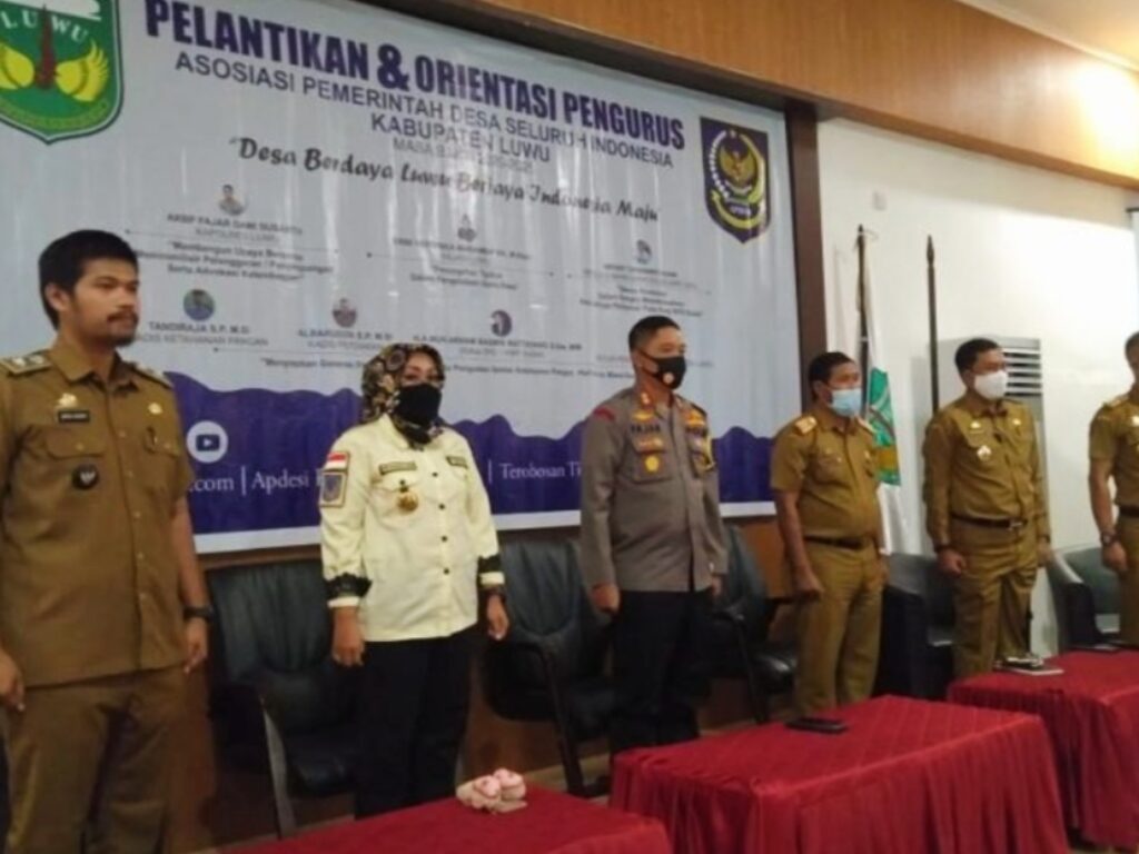 Diketuai Arfan Basmin, Pengurus APDESI Luwu Ikuti Orientasi. Pemateri Kapolres dan Kajari