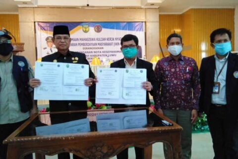 Sambut Hangat Mahasiswa KKN-PPM, Begini Harapan Bupati Luwu