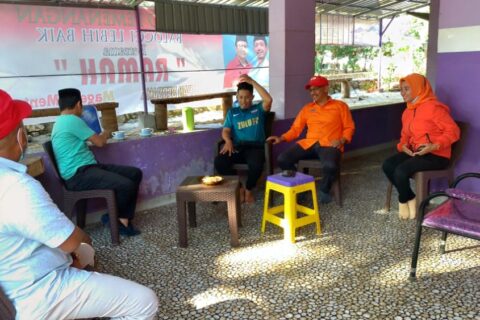 Disambut Hangat di Posko RAMAH, Anir-Lutfi Ingin Ciptakan Pilkada Sejuk
