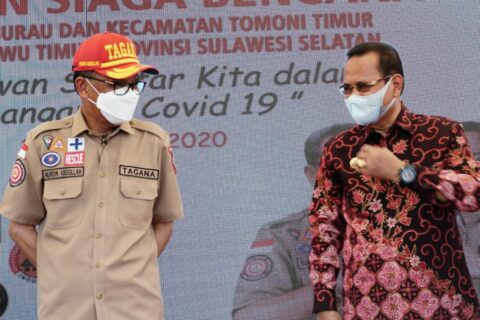 Bupati Luwu Dampingi Gubernur Canangkan Kawasan Siaga Bencana