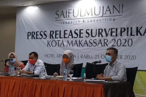 Survei SMRC: Elektabilitas Danny-Fatma Tertinggi di Pilwalkot Makassar