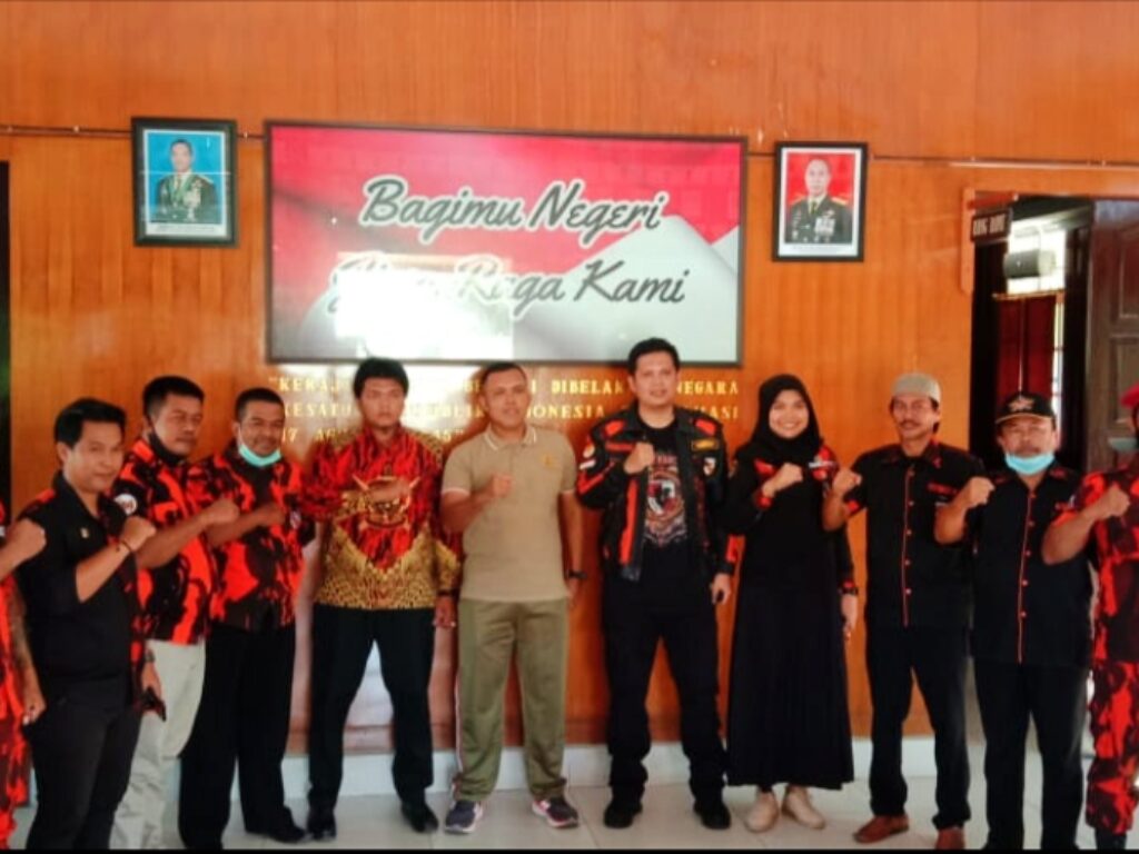 Pemuda Pancasila Luwu Silaturahmi, Dandim Sawerigading Titip Harapan ke Ahkam Basmin