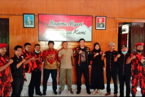 Pemuda Pancasila Luwu Silaturahmi, Dandim Sawerigading Titip Harapan ke Ahkam Basmin