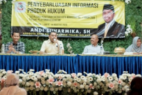 Suharmika Sosialisasikan Perda Pelayanan Kesehatan