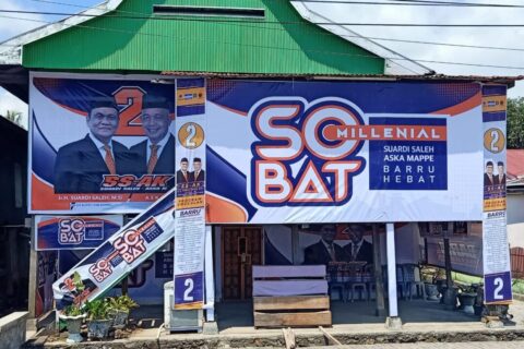 Total Mendukung, Warga Branding Full Rumahnya Bergambar SS-AK