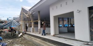 Pasca Kebakaran, Pembangunan Kios Pasar Sentral Sinjai Sudah Capai 80 Persen