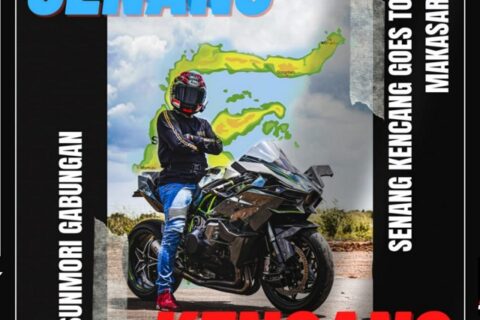 Bikers Senang Kencang Gelar Sunmorgab, Start di Perintis, Finis di Akkarena Makassar