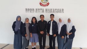 Fraksi PDIP DPRD Makassar Terima Kunjungan Enam Anggota Parlemen Remaja 2020 Sulsel