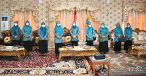 Ketua TP PKK Sinjai dan Pengurus Ikuti Webinar PKK di Rujab Bupati ASA