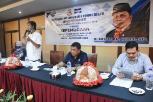 Arifin Dg Kulle Sosialisasikan Perda Kepemudaan