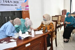 Sambut Hari Ibu, TP PKK Sinjai Gelar Rapid Tes Gratis Kaum Perempuan