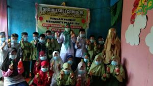 Santri TPA Ibnu Taimiyah Pammanu Ikuti Sosialisasi Covid-19 untuk Tingkatkan Iman & Imun