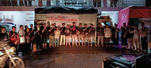 Masjid Modern Kurir Langit Berangkatkan 6 Mobil dan 4 Truck Logisitik ke Sulbar