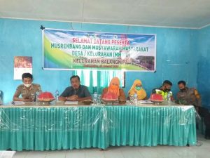 Camat Sinjai Utara Apresiasi Antusiasme Warga dalam Musrenbang Kelurahan Balangnipa