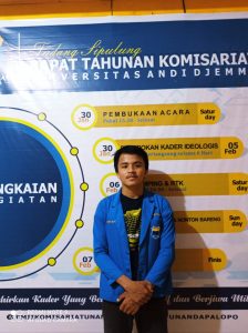 Erwin Terpilih Ketua Komisariat PMII Unanda Palopo, Begini Profil Singkatnya