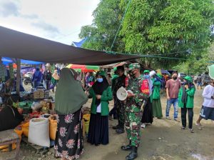 Meski Pandemi Pasar Tradisional Keppe Selalu Mengedepankan Protkes