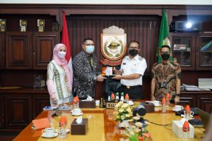 Temui Walikota, Pegadaian Support Festival Smart Vaksinasi di Makassar
