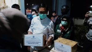 Lutra Terima 1.800 Dosis Vaksin Tahap II, Wabup Suaib Mansur Siap Divaksin Pertama