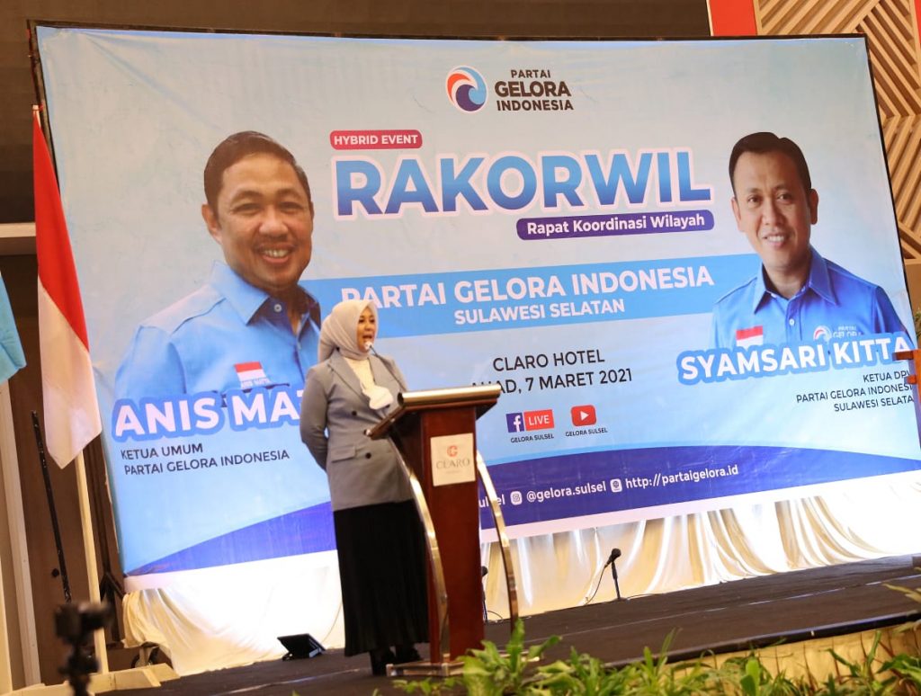 Wakil Walikota Fatmawati Rusdi Ajak Partai Gelora Bersinergi Membangun Kota Makassar