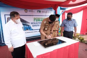 Resmikan IPA PDAM Berkapasitas 100 Liter, Adnan Harap Semakin Genjot Investasi