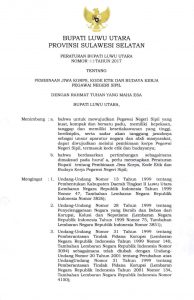 Luwu Utara Sudah Punya Perbup Kode Etik dan Perilaku ASN