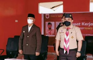 Bupati Enrekang Ikuti Rakerda Gerakan Pramuka Sulsel
