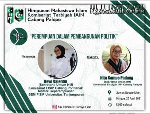 HMI IAIN Palopo Bincang Perempuan Dalam Pembangunan Politik