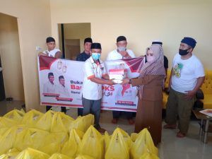 Ramadan 1442 H, PKS Luwu Bagikan Menu Buka Puasa ke Masjid