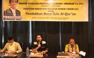 Sosialiasi Perda Pendidikan Baca Tulis Al-Qur’an, Nurhaldin Prihatin Nasib Guru Mengaji